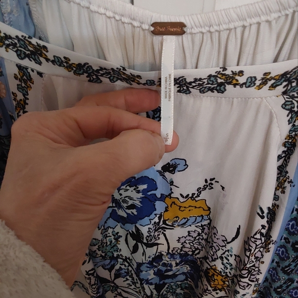 FREE PEOPLE POSITANO NWOT boho blouse - Picture 7 of 7